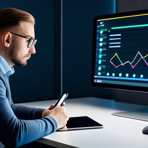 A professional Polish gamer, fully clothed in a modest, smart casual outfit, sitting contemplatively at a clean, minimalist desk. On a tablet in front of them, abstract, glowing icons representing in-game currency, cosmetic items, and progress bars are displayed. Their expression is focused and analytical, as if evaluating the value of a digital purchase. The background is a soft, modern office or study setting. Perfect anatomy, correct proportions, natural pose, well-formed hands, proper finger count, natural body proportions, professional photography, high quality, safe for work, appropriate content, family-friendly.